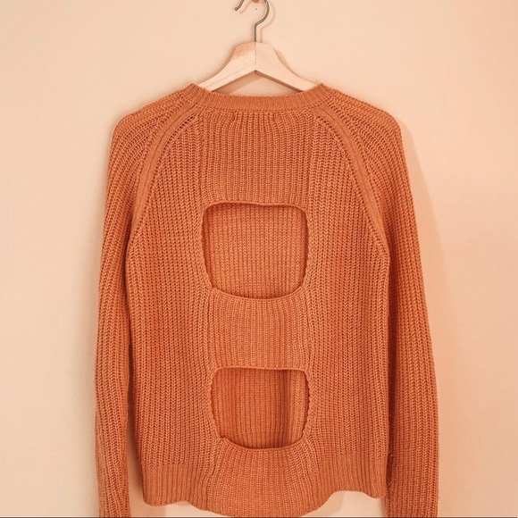 Jack by BB Dakota Sweater with Back Cutouts - Picture 3 of 3